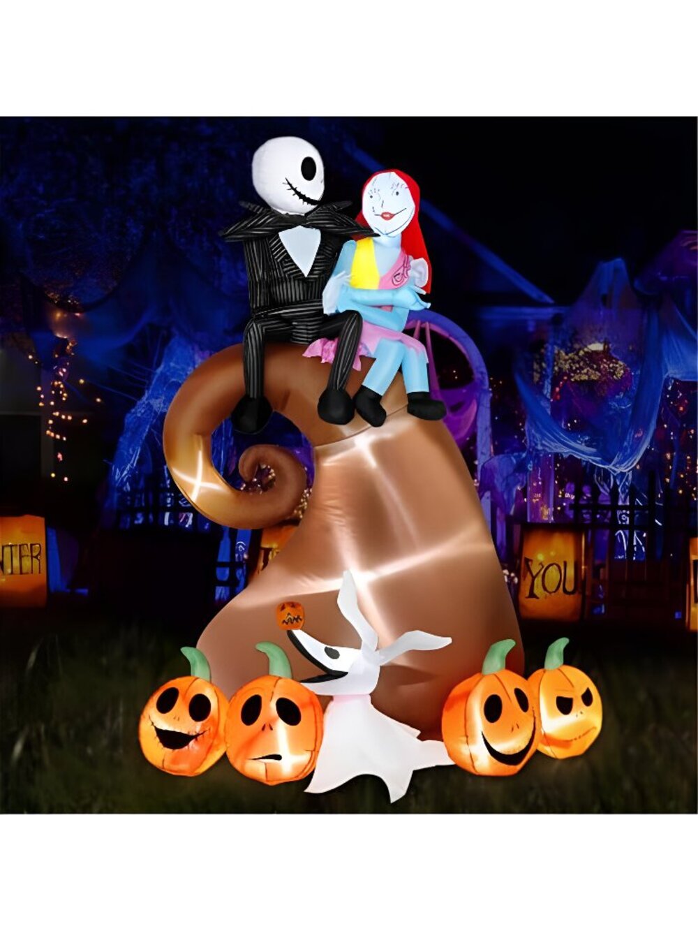 6 Ft Inflatable Halloween Outdoor Yard Decoration - Halloween Hill Skeleton